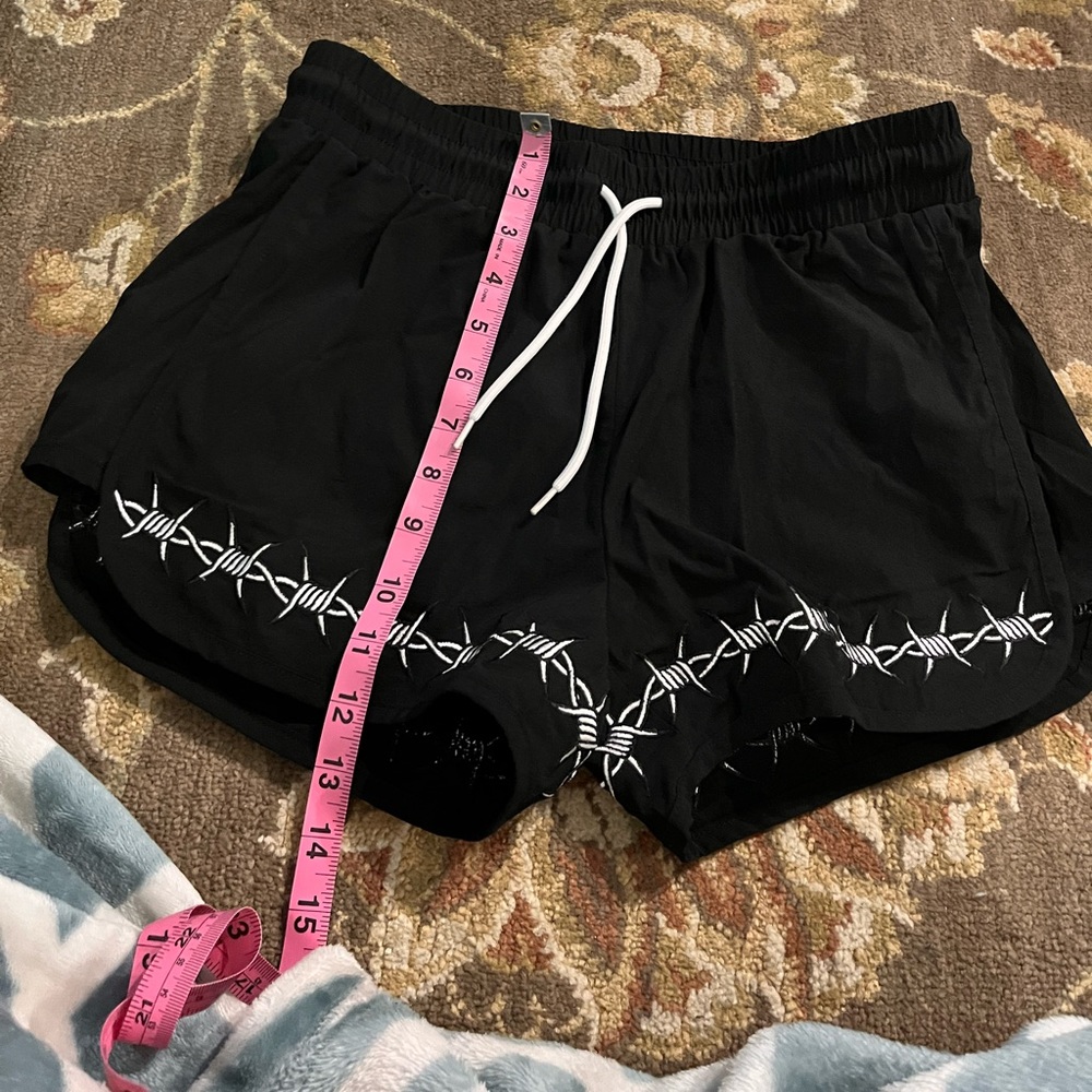 Barbed wire shorts (lowest I will go)